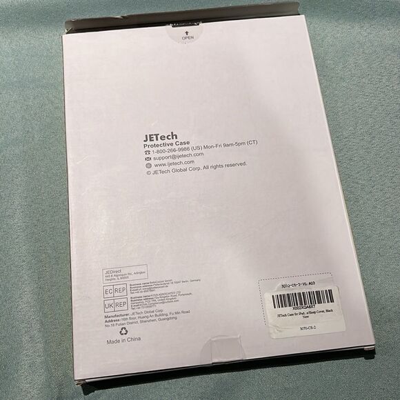 JETech Case for iPad 8/7 10.2 Inch Black D6 - Picture 7 of 10